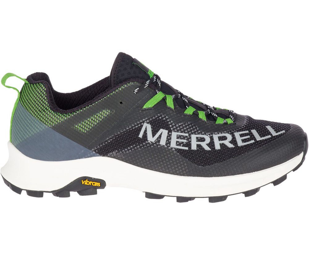 Buty Sportowe Merrell Męskie Czarne/Zielone - Mtl Long Sky - 713286-JVW